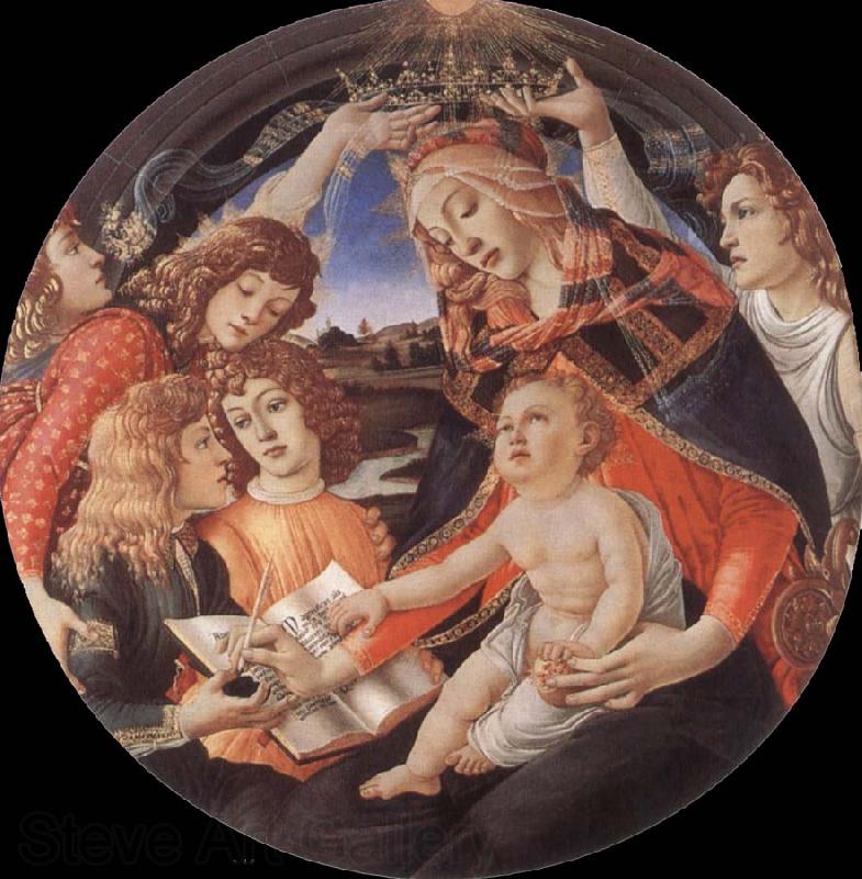 Sandro Botticelli Madonna of the Magnificat Spain oil painting art